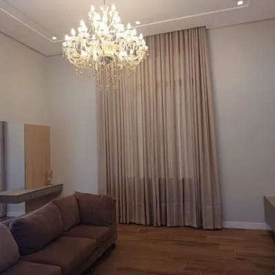 Cortina Wave cinza tendência 2026 — ateliê Regina Cortinas Cachoeirinha RS