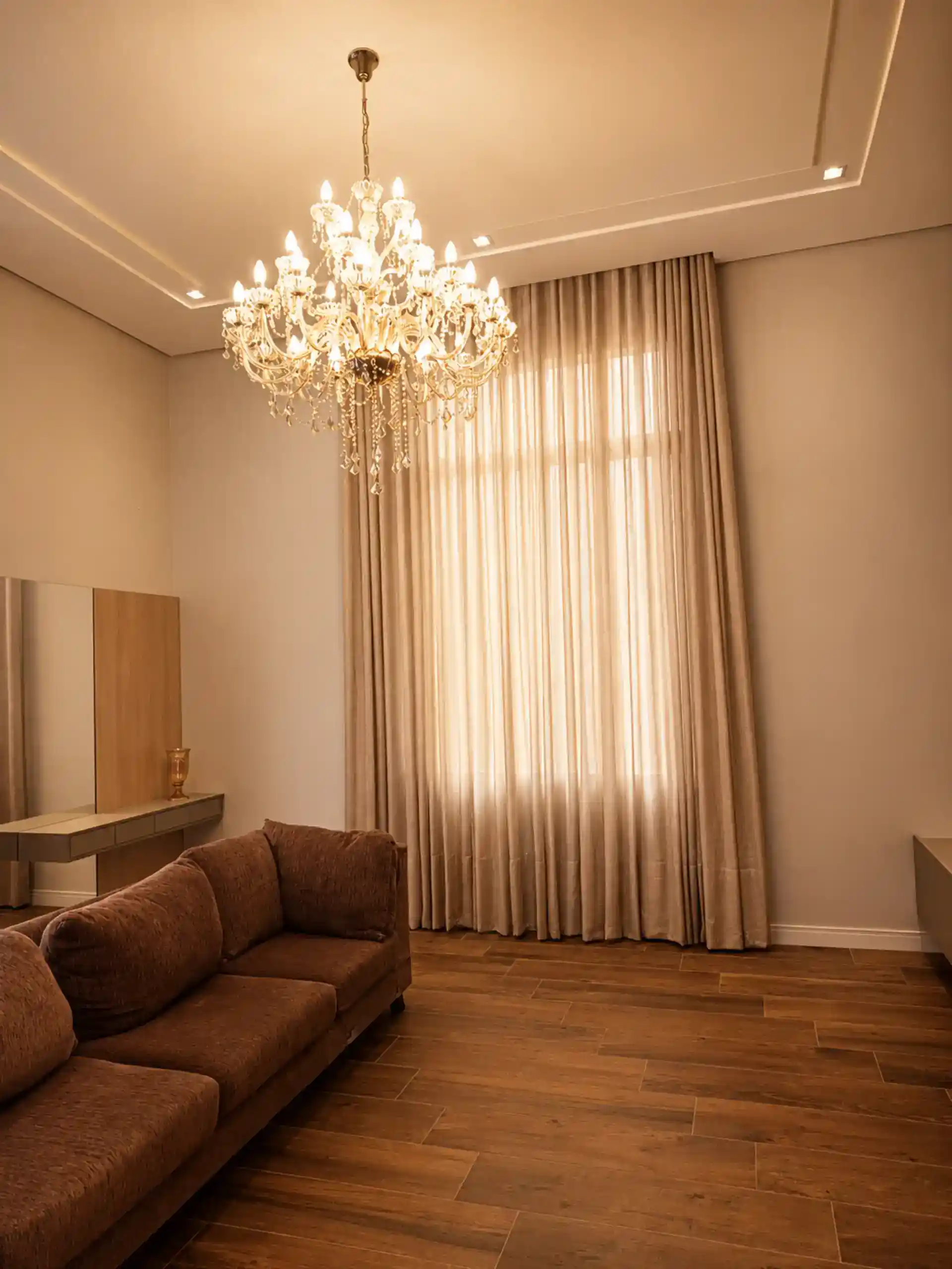 Cortina sob medida confeccionada no ateliê Regina Cortinas em Cachoeirinha RS